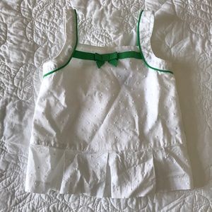 Janie and Jack white summer sleeveless